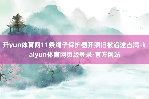开yun体育网11条绳子保护器齐照旧被沿途占满-kaiyun体育网页版登录·官方网站